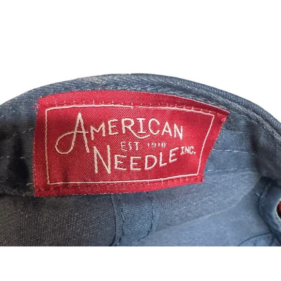 American Needle Anthropologie New York Blue Baseball Hat Vintage Inspired Denim - Picture 5 of 7